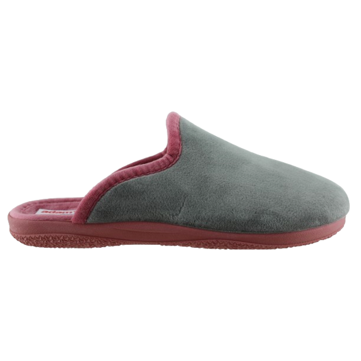 Adam's Shoes Γυναικείες Παντόφλες 624-25551 Γκρι Ροζ