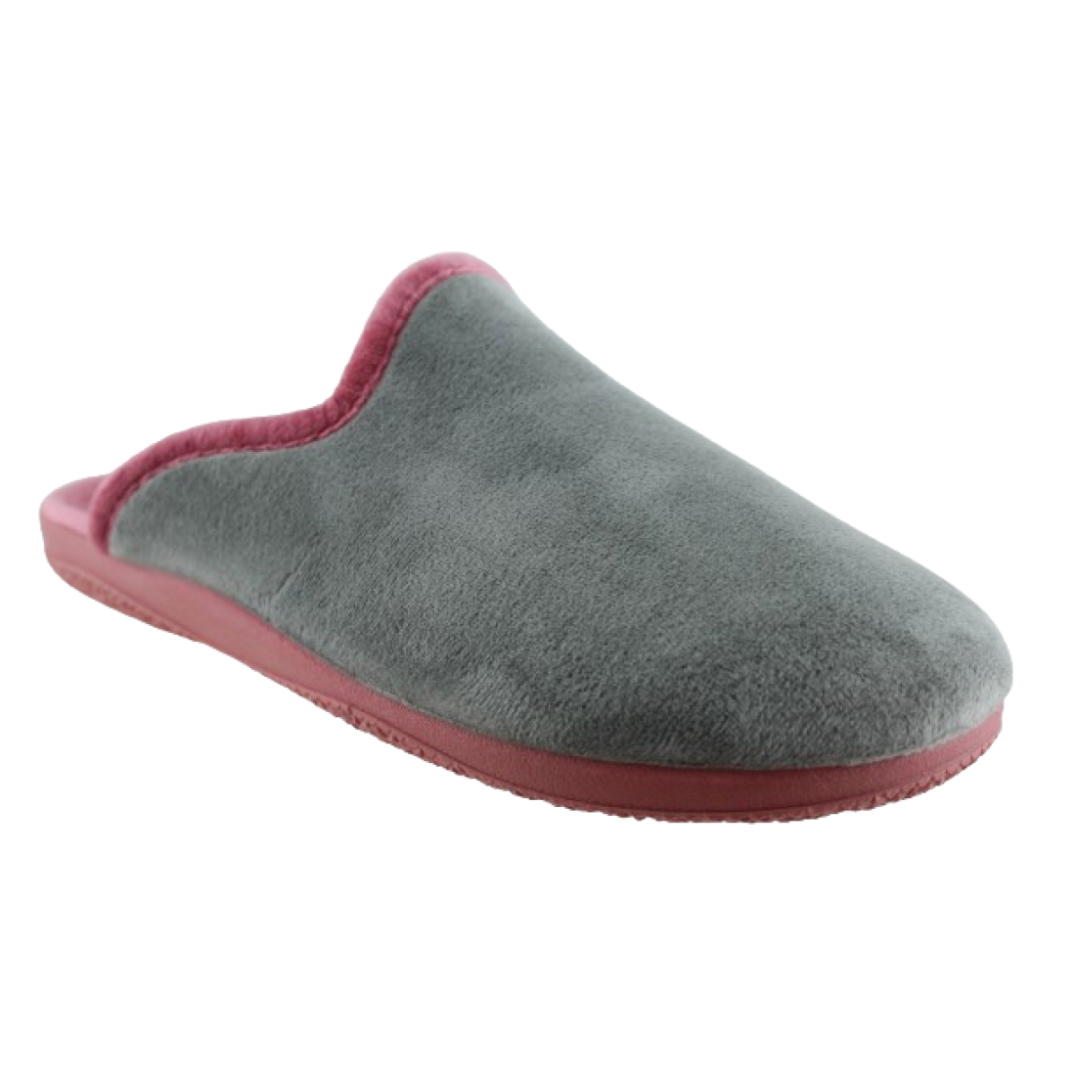 Adam's Shoes Γυναικείες Παντόφλες 624-25551 Γκρι Ροζ