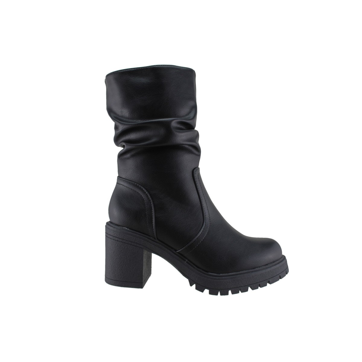 Adam's Shoes Γυναικεία Μποτάκια 829-25511 Μαύρο