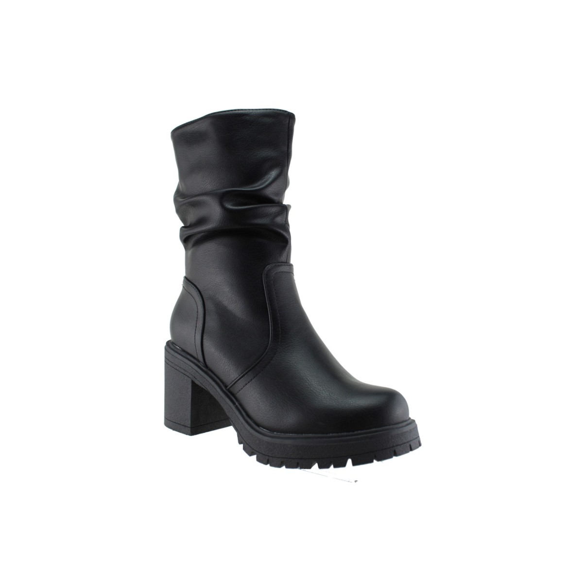 Adam's Shoes Γυναικεία Μποτάκια 829-25511 Μαύρο