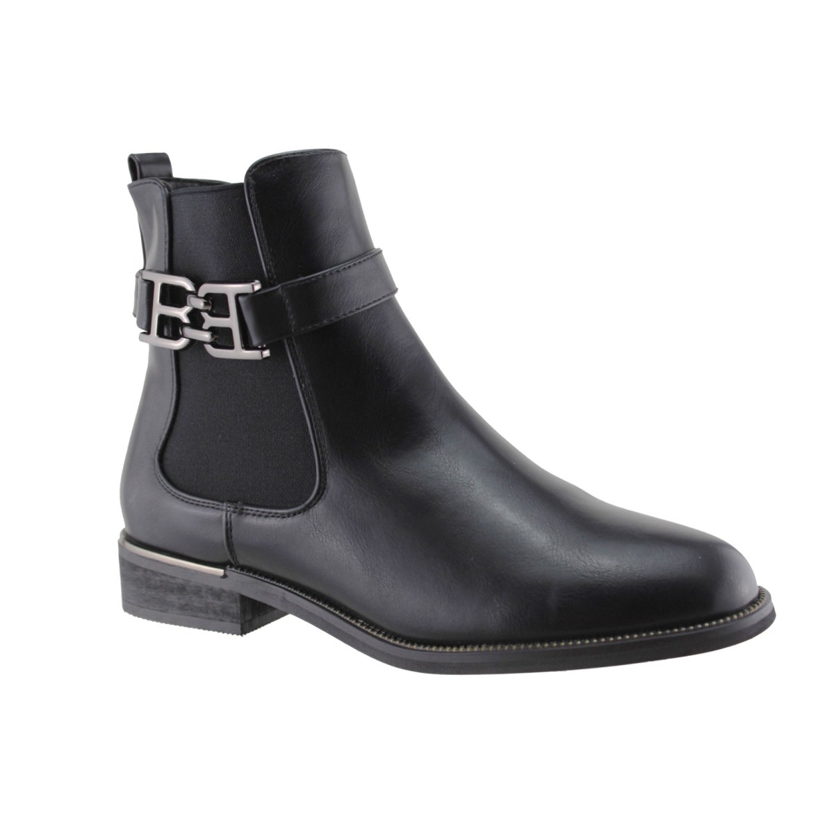 Adam's Shoes Γυναικεία Μποτάκια 829-25534 Μαύρο