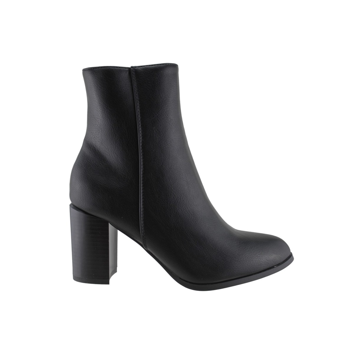 Adam's Shoes Γυναικεία Μποτάκια 829-25508 Μαύρο