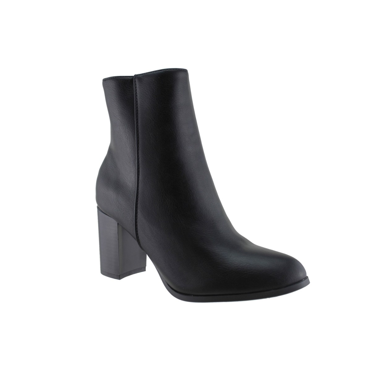 Adam's Shoes Γυναικεία Μποτάκια 829-25508 Μαύρο