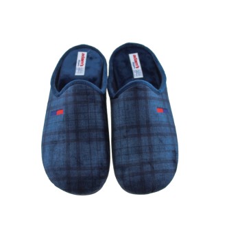 Adam's Shoes Ανδρικές Παντόφλες 758-25503 Μπλε Adam's Shoes Ανδρικές Παντόφλες 758-25503 Μπλε