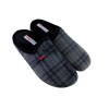 Adam's Shoes Ανδρικές Παντόφλες 758-25503 Μαύρο Γκρι Adam's Shoes Ανδρικές Παντόφλες 758-25503 Μαύρο Γκρι