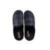 Adam's Shoes Ανδρικές Παντόφλες 758-25503 Μαύρο Γκρι Adam's Shoes Ανδρικές Παντόφλες 758-25503 Μαύρο Γκρι