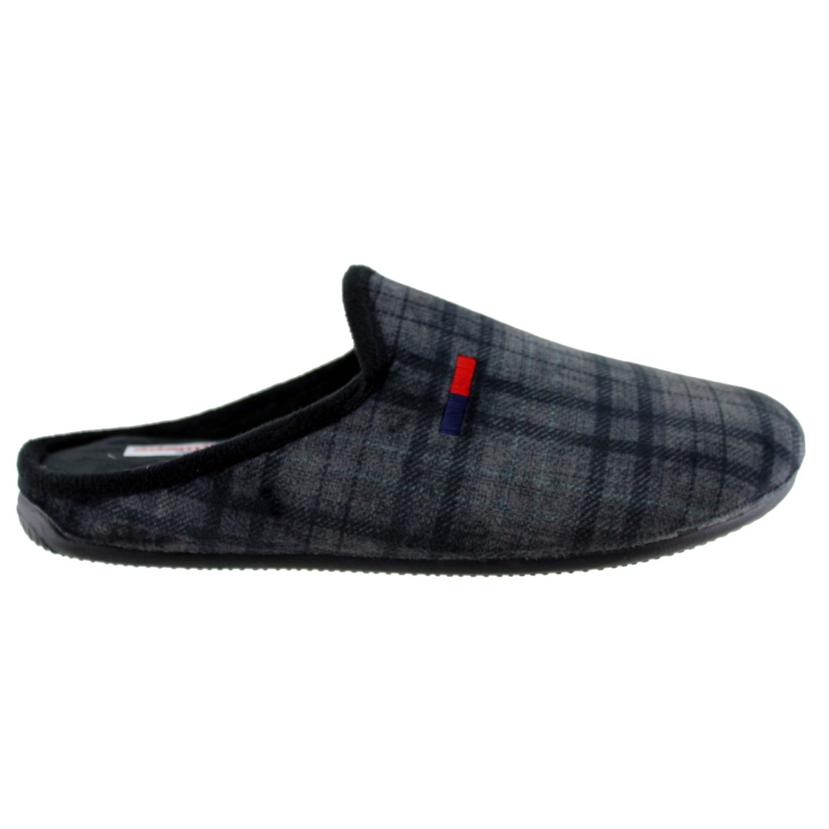 Adam's Shoes Ανδρικές Παντόφλες 758-25503 Μαύρο Γκρι Adam's Shoes Ανδρικές Παντόφλες 758-25503 Μαύρο Γκρι