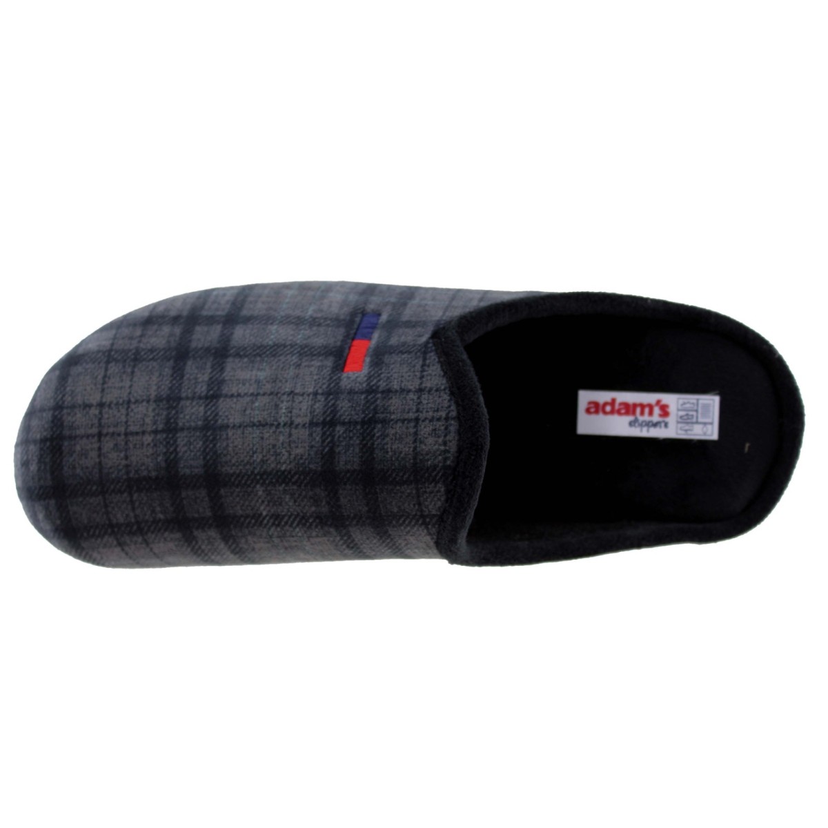 Adam's Shoes Ανδρικές Παντόφλες 758-25503 Μαύρο Γκρι Adam's Shoes Ανδρικές Παντόφλες 758-25503 Μαύρο Γκρι