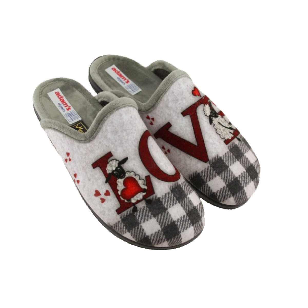 Adam's Shoes Γυναικείες Παντόφλες 624-25585 Γκρι Adam's Shoes Γυναικείες Παντόφλες 624-25585 Γκρι