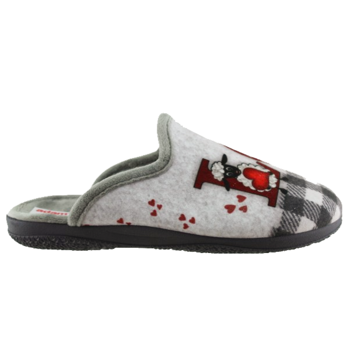 Adam's Shoes Γυναικείες Παντόφλες 624-25585 Γκρι Adam's Shoes Γυναικείες Παντόφλες 624-25585 Γκρι