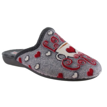 Adam's Shoes Γυναικείες Παντόφλες 701-21521 Γκρί Adam's Shoes Γυναικείες Παντόφλες 701-21521 Γκρί