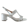 Adam's Shoes Γυναικεία Πέδιλα 823-26007 Ασημί