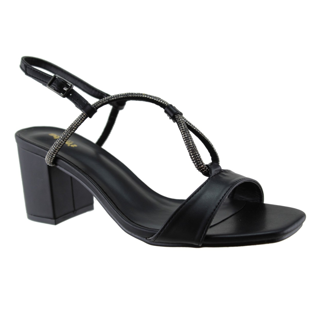 Adam's Shoes Γυναικεία Πέδιλα 927-26007 Μαύρο