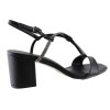 Adam's Shoes Γυναικεία Πέδιλα 927-26007 Μαύρο