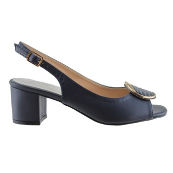Adam's Shoes Γυναικεία Πέδιλα 907-26010 Μπλέ