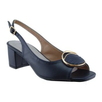 Adam's Shoes Γυναικεία Πέδιλα 907-26010 Μπλέ