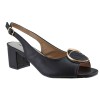 Adam's Shoes Γυναικεία Πέδιλα 907-26010 Μαύρο
