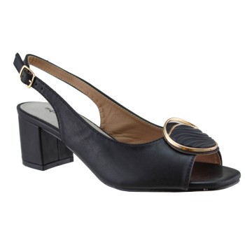 Adam's Shoes Γυναικεία Πέδιλα 907-26010 Μαύρο