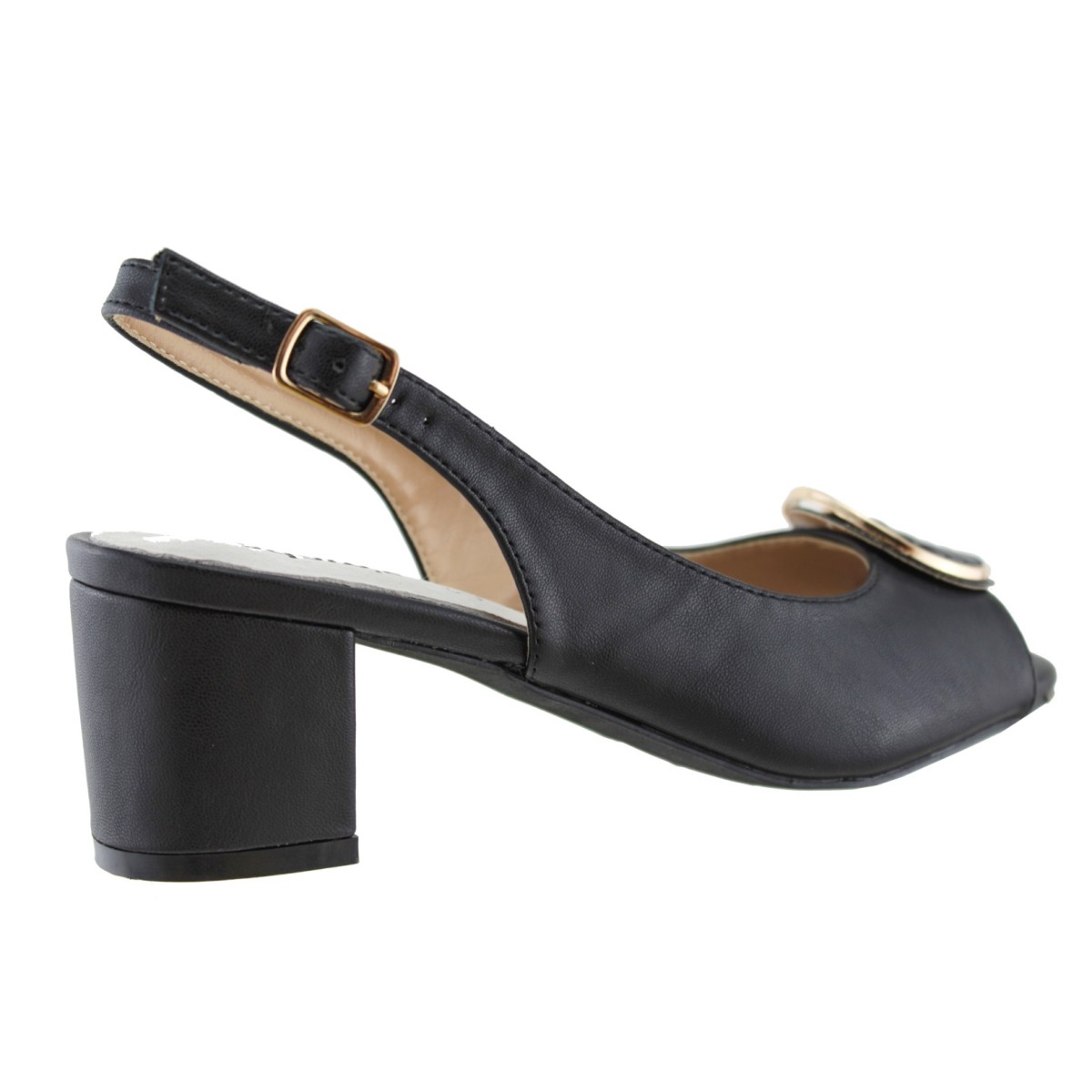 Adam's Shoes Γυναικεία Πέδιλα 907-26010 Μαύρο