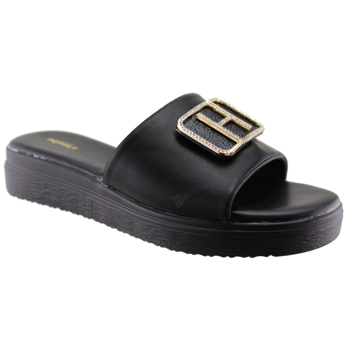 Adam's Shoes Γυναικεία Σανδάλια Flatform 829-26043 Μαύρο Adam's Shoes Γυναικεία Σανδάλια Flatform 829-26043 Μαύρο