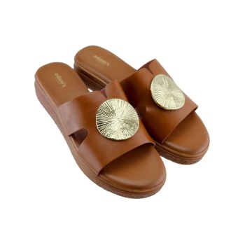 Adam's Shoes Γυναικεία Σανδάλια Flatform 829-26019 Ταμπά Adam's Shoes Γυναικεία Σανδάλια Flatform 829-26019 Ταμπά