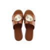 Adam's Shoes Γυναικεία Σανδάλια Flatform 829-26019 Ταμπά