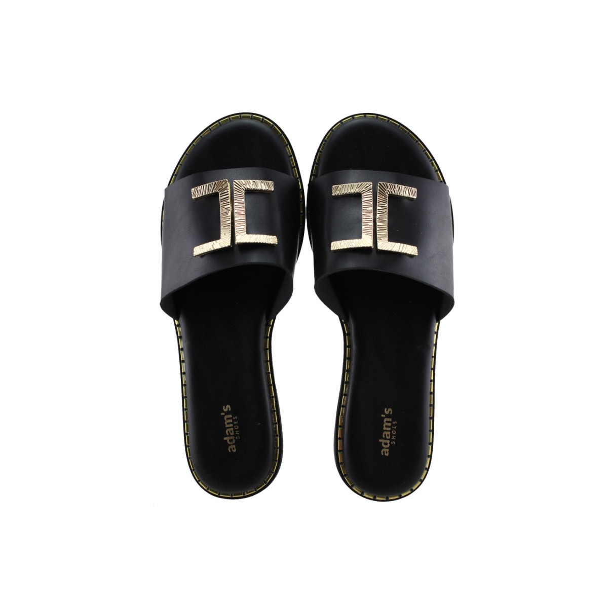 Adam's Shoes Γυναικεία Σανδάλια 829-26027 Μαύρο