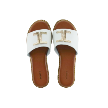 Adam's Shoes Γυναικεία Σανδάλια 829-26027 Λευκό