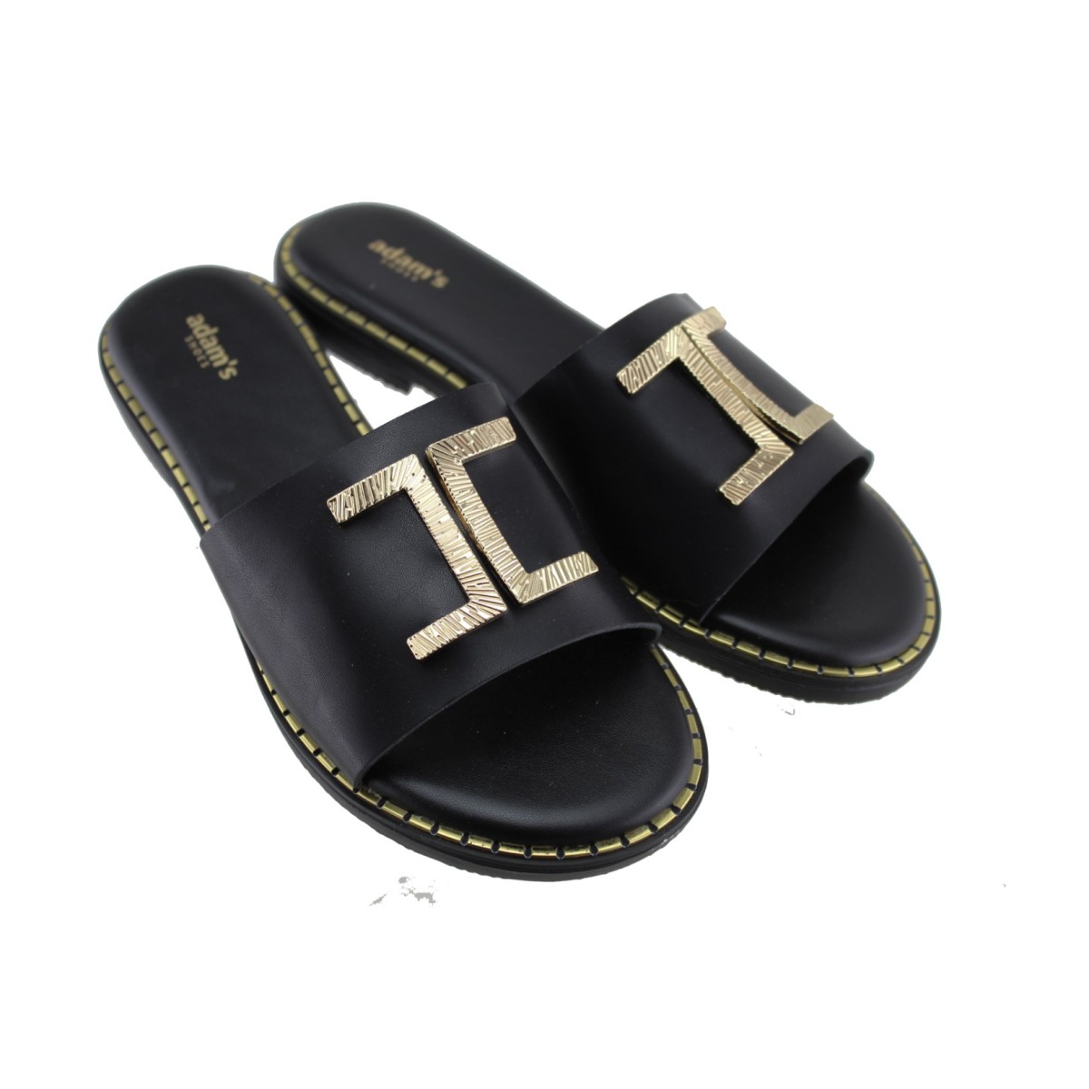 Adam's Shoes Γυναικεία Σανδάλια 829-26027 Μαύρο