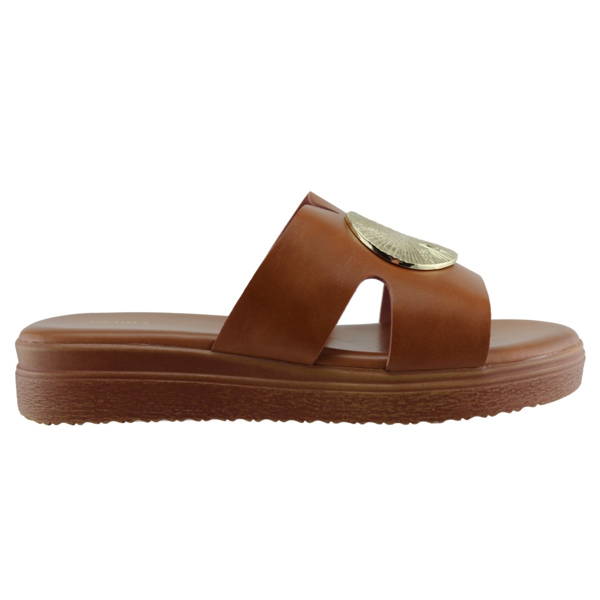 Adam's Shoes Γυναικεία Σανδάλια Flatform 829-26019 Ταμπά
