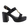 Adam's Shoes Γυναικεία Πέδιλα 829-26005 Μαύρο
