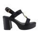 Adam's Shoes Γυναικεία Πέδιλα 829-26005 Μαύρο
