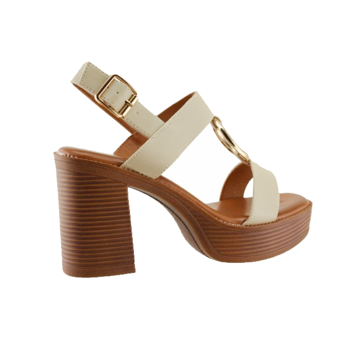 Adam's Shoes Γυναικεία Πέδιλα 829-26005 Μπεζ