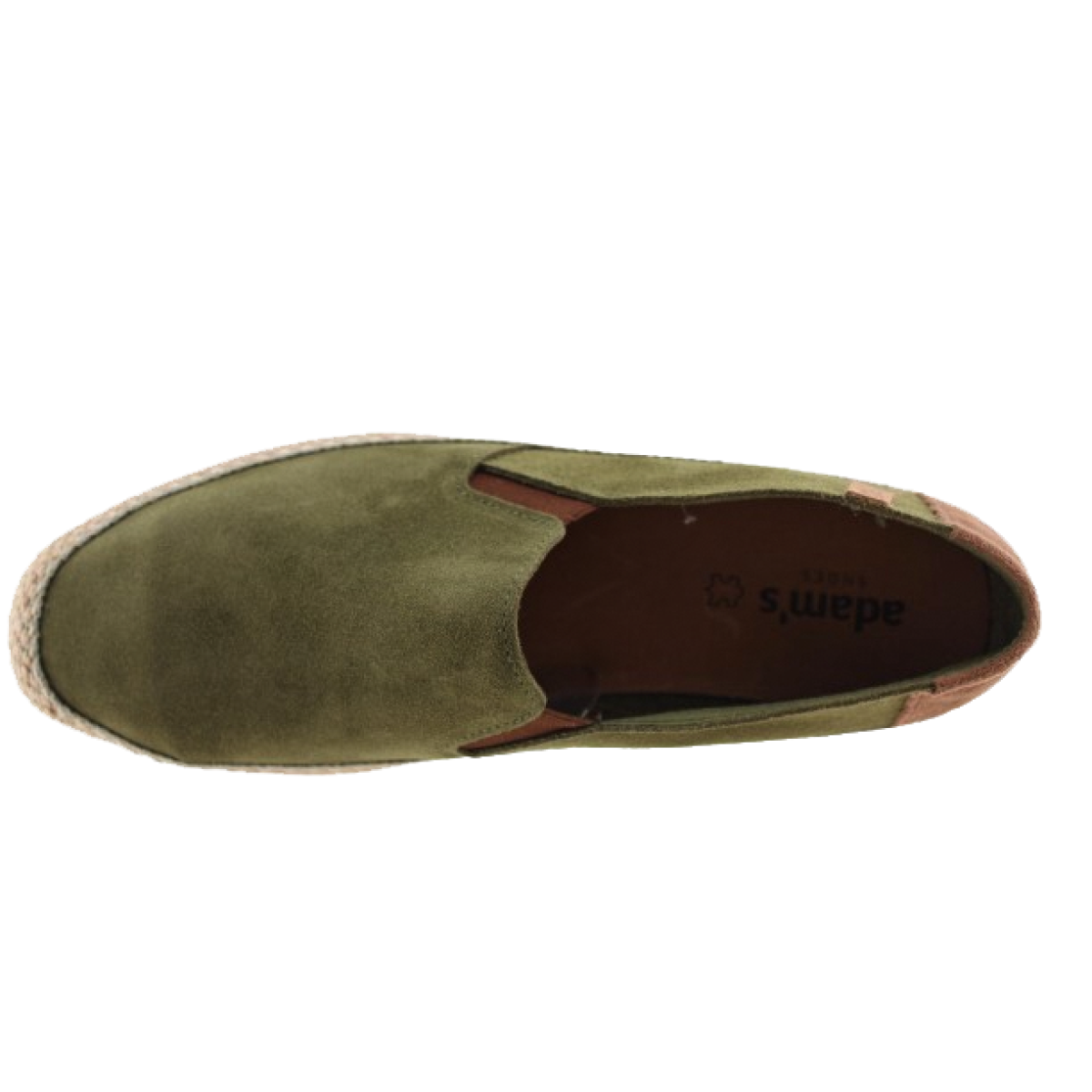 Adam's Shoes Ανδρικές Espadrilles Δέρμα 739-26002 Χακί