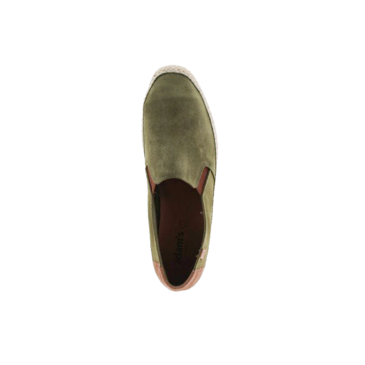 Adam's Shoes Ανδρικές Espadrilles Δέρμα 739-26002 Χακί