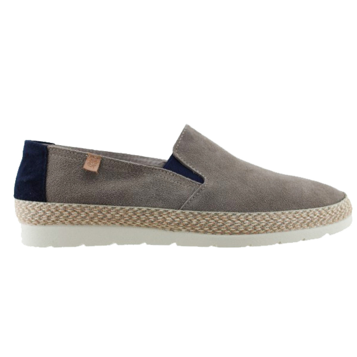 Adam's Shoes Ανδρικές Espadrilles Δέρμα 739-26002 Γκρι