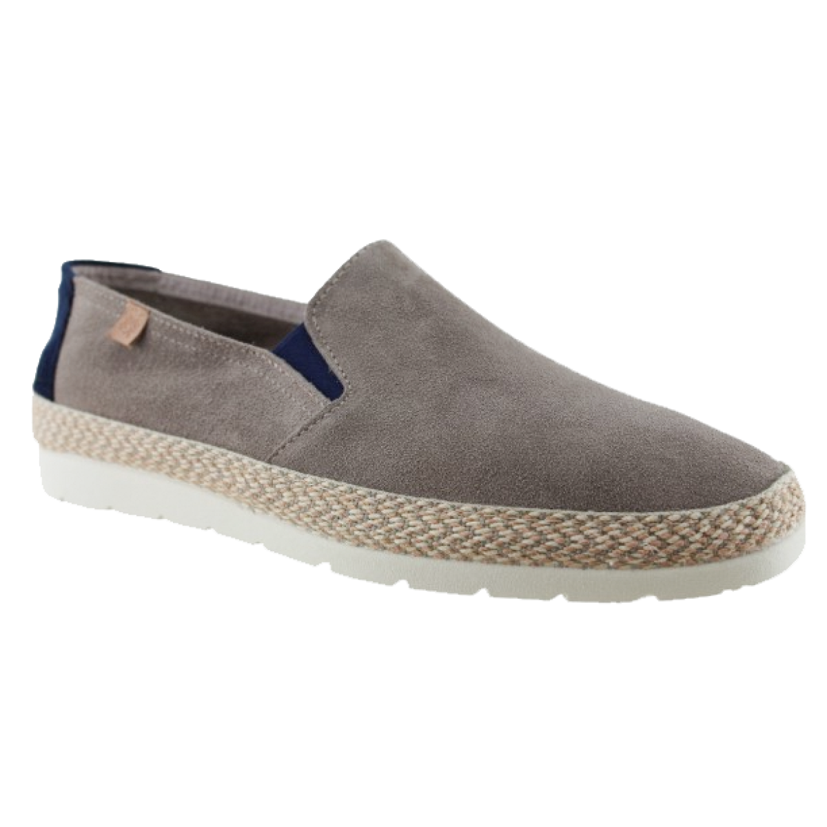 Adam's Shoes Ανδρικές Espadrilles Δέρμα 739-26002 Γκρι