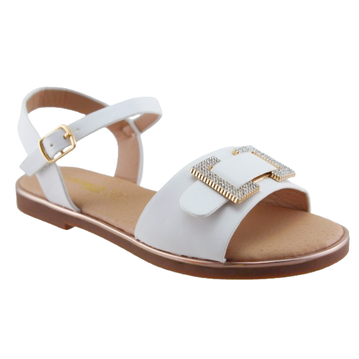 Adam's Shoes Παιδικά Πέδιλα 916-26023 Λευκό