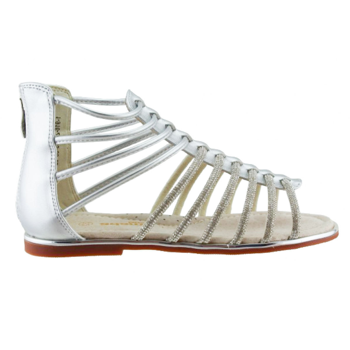 Adam's Shoes Παιδικά Πέδιλα 916-26049 Ασημί