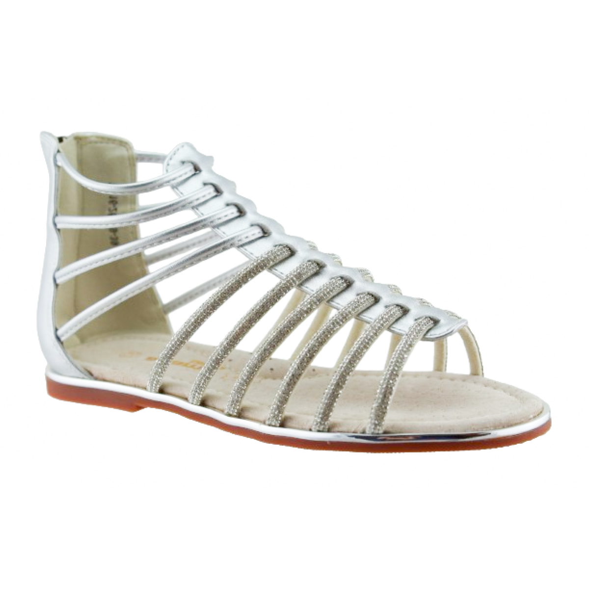 Adam's Shoes Παιδικά Πέδιλα 916-26049 Ασημί