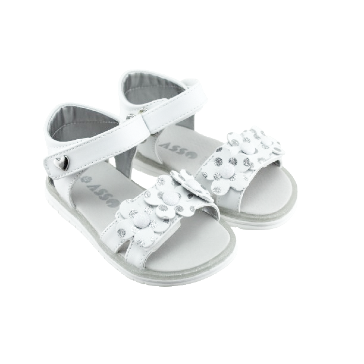 Adam's Shoes Παιδικά Πέδιλα 236-26007 Λευκό