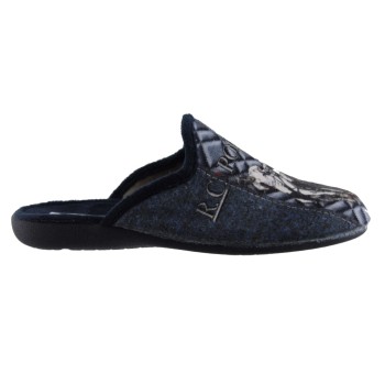 Adam's Shoes Ανδρικές Παντόφλες 701-21512 Μπλέ