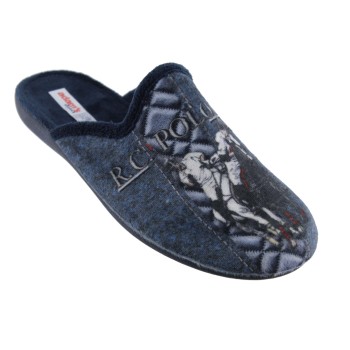 Adam's Shoes Ανδρικές Παντόφλες 701-21512 Μπλέ