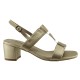 Adam's Shoes Γυναικεία Πέδιλα 907-24004  Πλατίνα