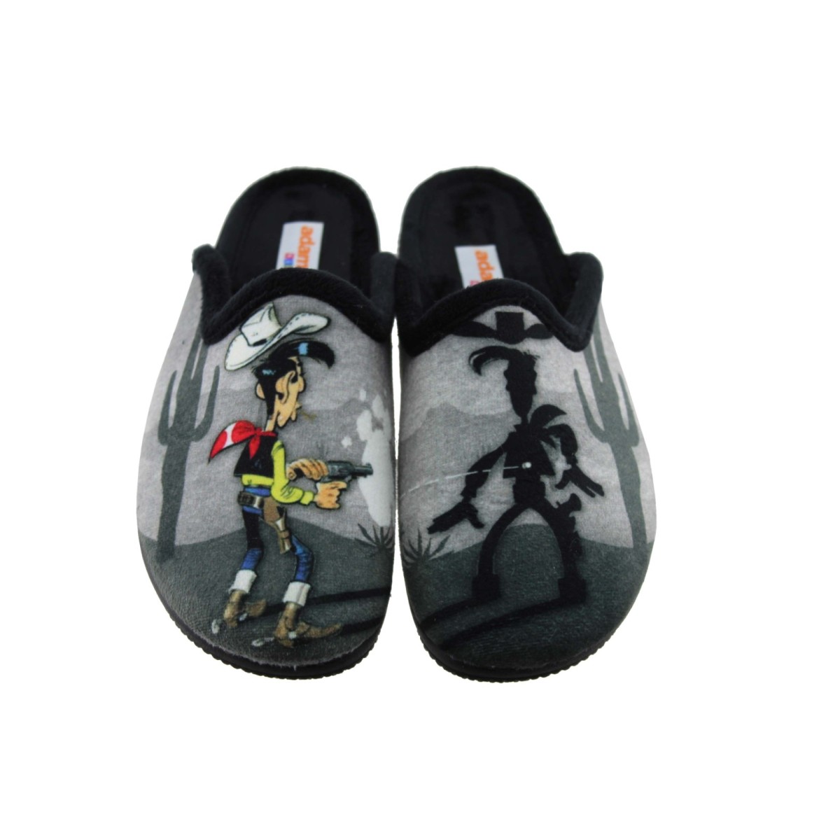 Adam's Shoes Παιδικές Παντόφλες Lucky Luke 624-22833 Μαύρο Adam's Shoes Παιδικές Παντόφλες Lucky Luke 624-22833 Μαύρο