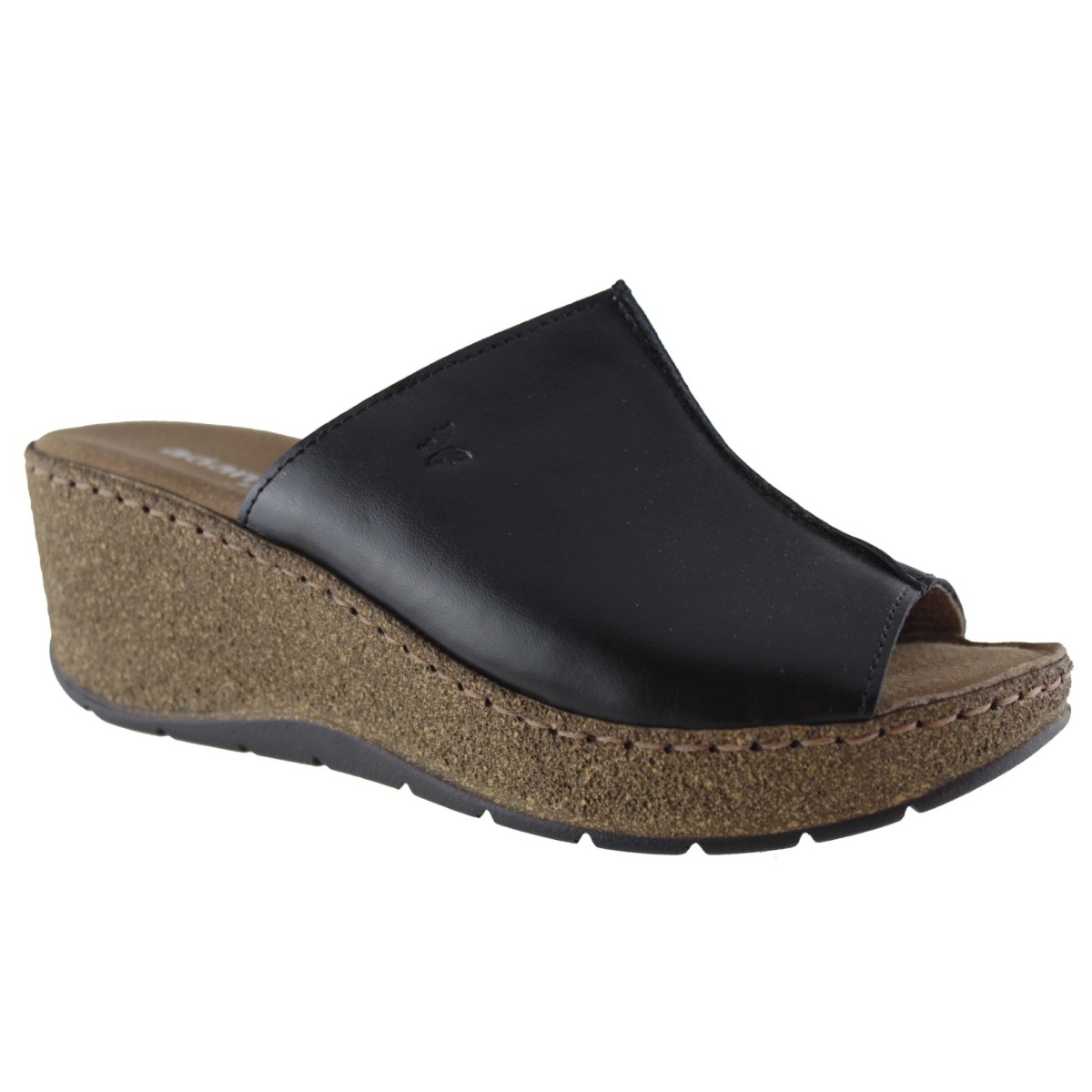Adam's Flex Γυναικεία Mules Δέρμα 591-26002 Μαύρο Adam's Flex Γυναικεία Mules Δέρμα 591-26002 Μαύρο