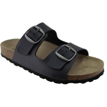 Adam's Shoes Γυναικεία Σανδάλια 708-22002 Μαύρο