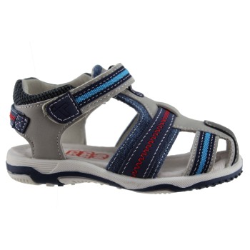 Adam's Shoes Παιδικά Πέδιλα 762-22027 Γκρί Μπλέ