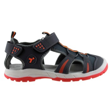 Adam's Shoes Παιδικά Πέδιλα 762-22032 Γκρί