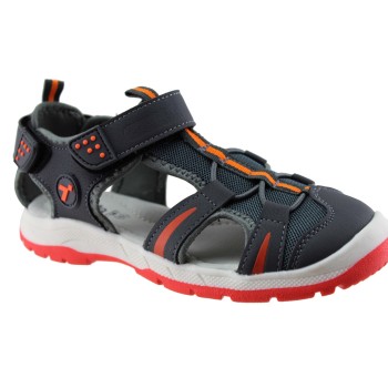 Adam's Shoes Παιδικά Πέδιλα 762-22032 Γκρί